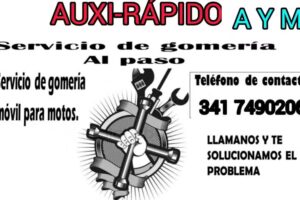 Aux&iacute;r&aacute;pido gomer&iacute;a m&oacute;vil 24hs