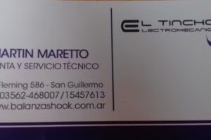 Balanzas Hook San Guillermo