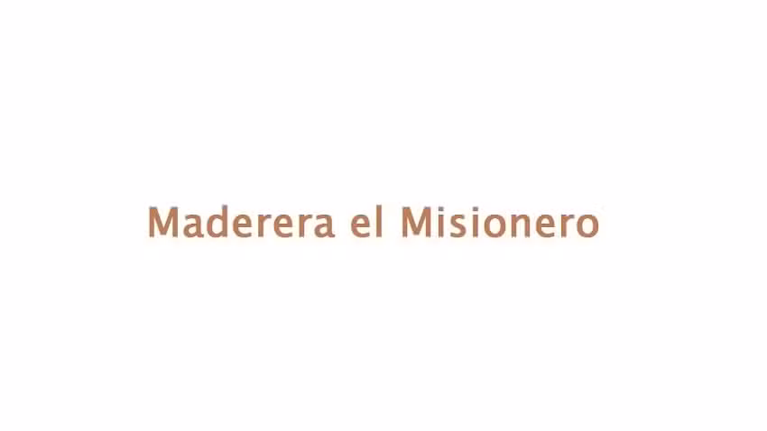 MADERERA EL MISIONERO
