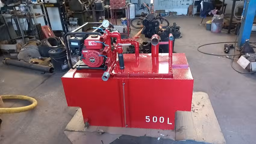 Roberto Braig e hijos.